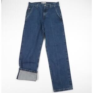 Wallace Barnes Jeans Mens 30x30 Blue Selvage Denim Straight Leg Casual